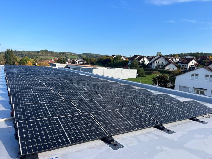 Photovoltaikanlage auf einem Dach